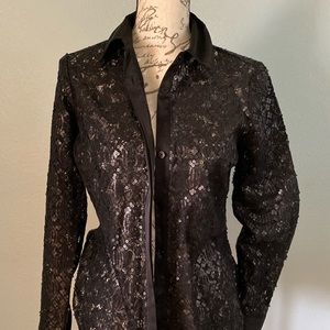 MK sequins button down shirt